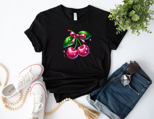 Cherry Sparkle Tee