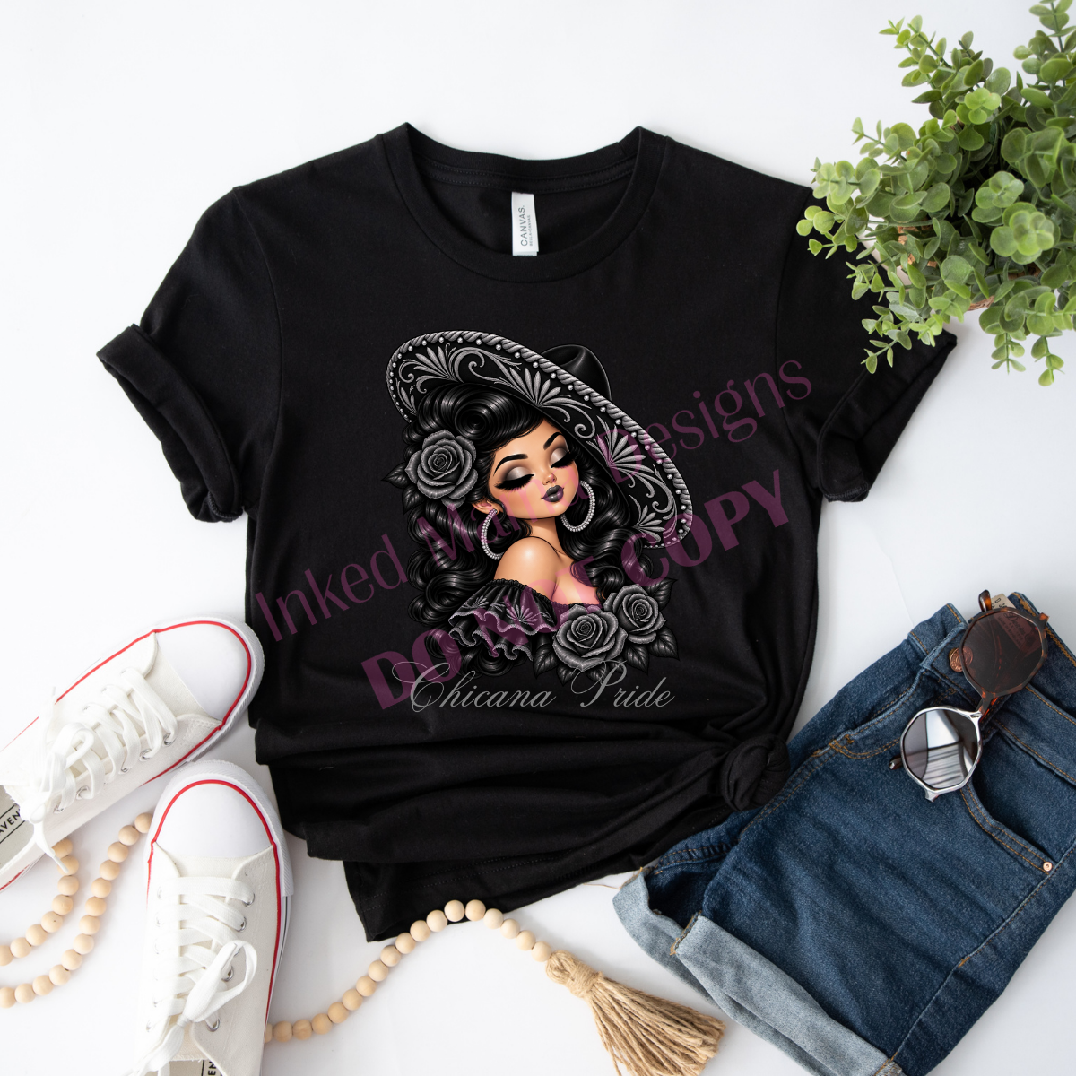Sombrero Girl Tee