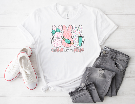 Chillin Peeps (Adult/Kid) Tee