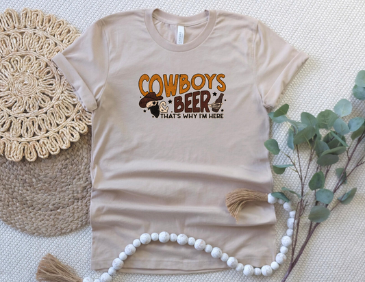 Cowboys and Beer Tee