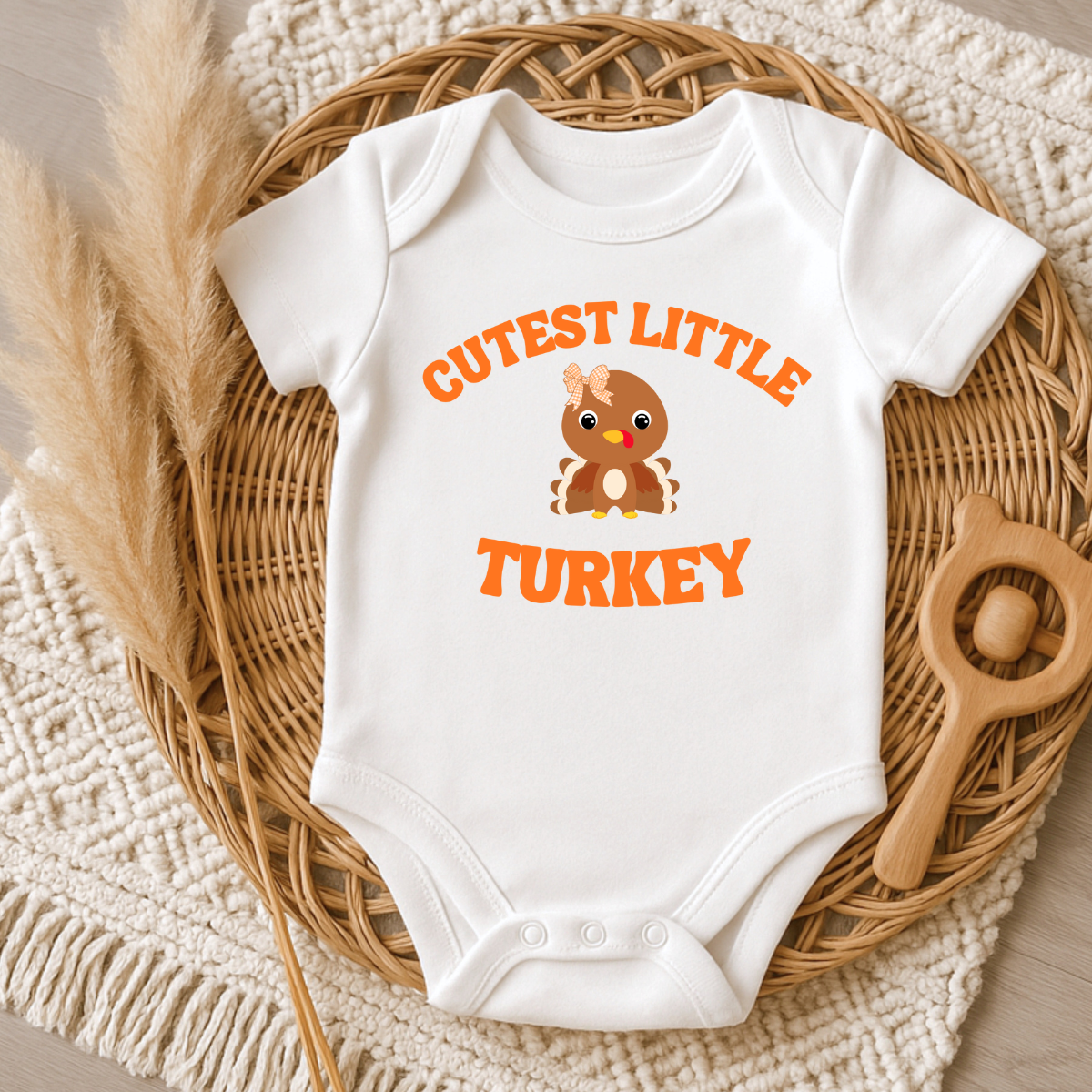 Cutest Little Turkey (girl) Onesie