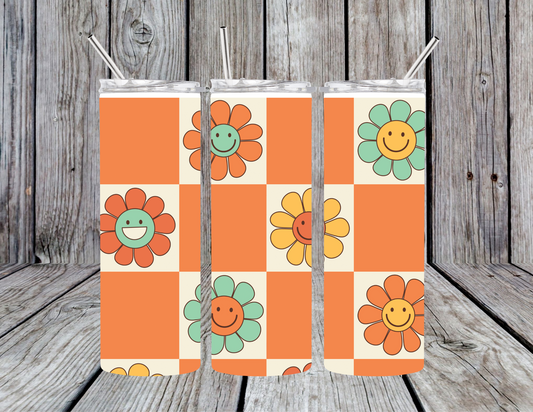 Daisy Square Retro Tumbler