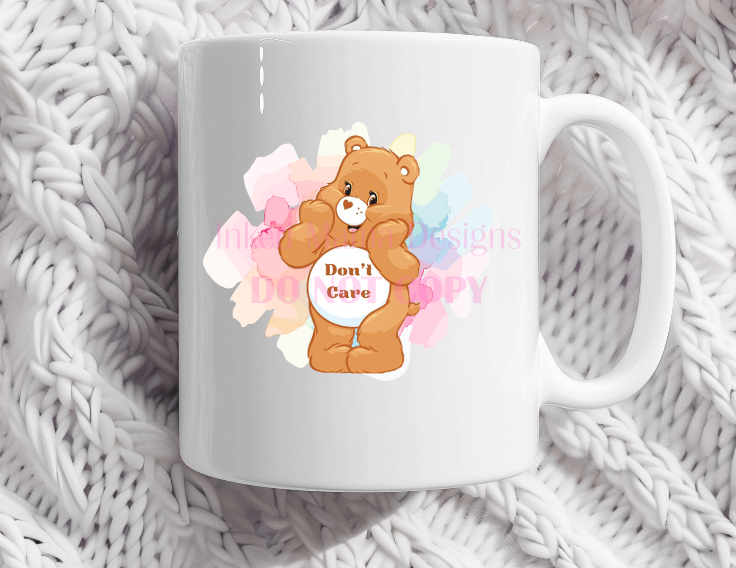Don't Care Bear coffee mug collection