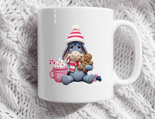 Eeyore Faux Knit coffee mug