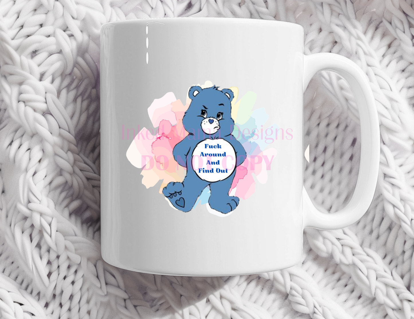 Don't Care Bear coffee mug collection