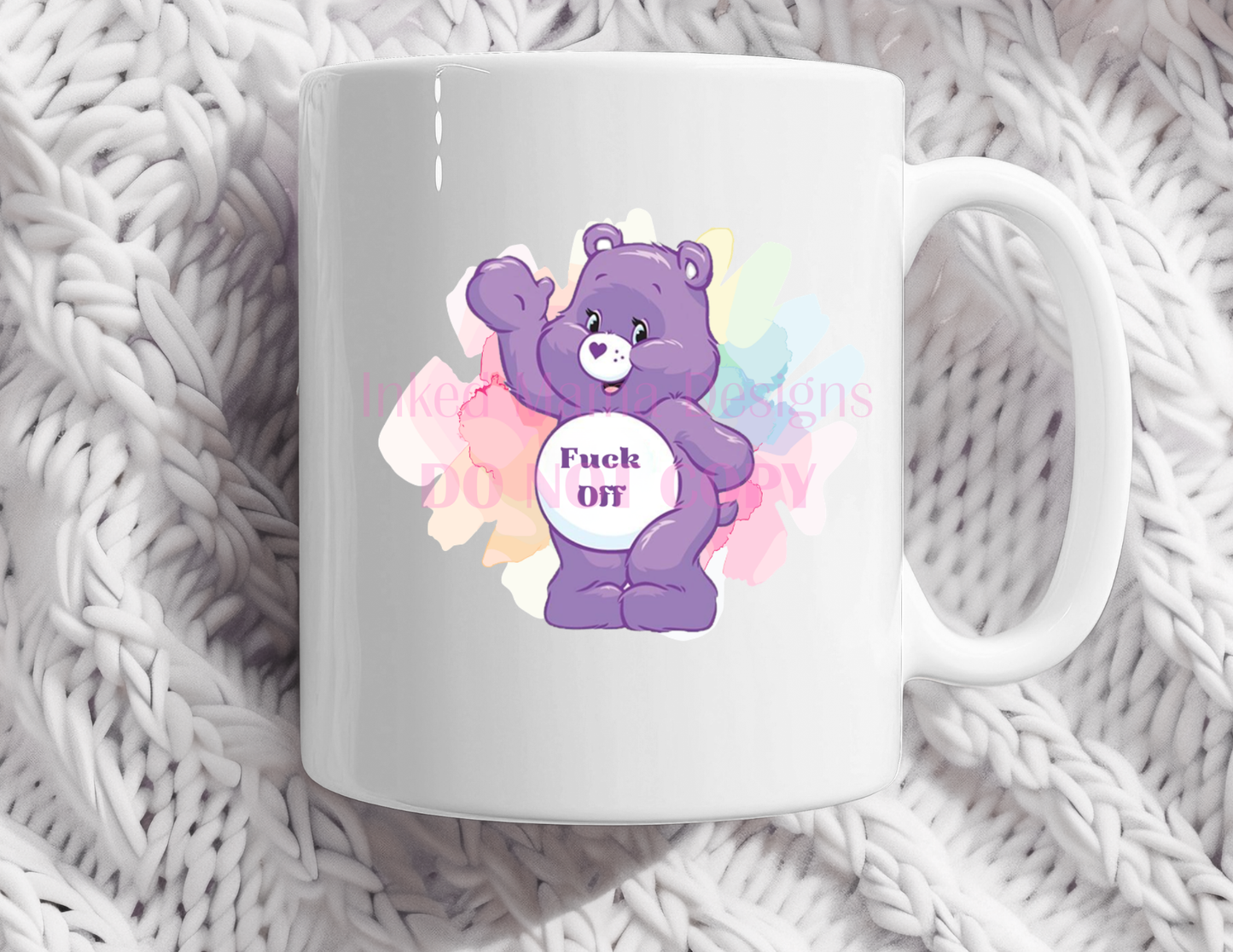 Don't Care Bear coffee mug collection