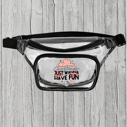 Clear Fanny Packs (choose option)