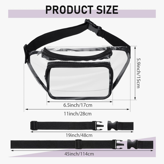 Clear Fanny Packs (choose option)