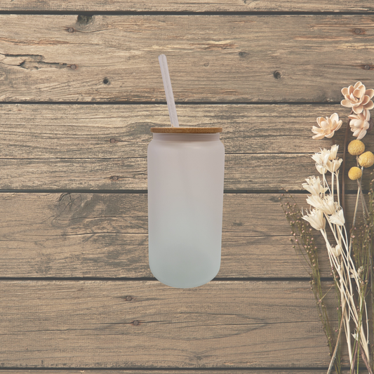 16 oz Frost Glass Can