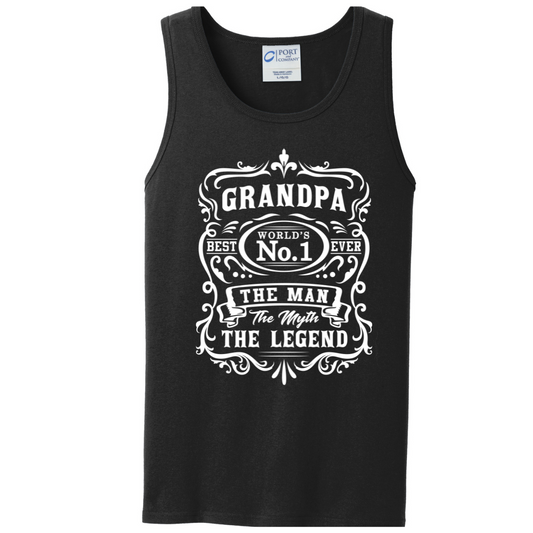 Grandpa the Legend Mens Tank