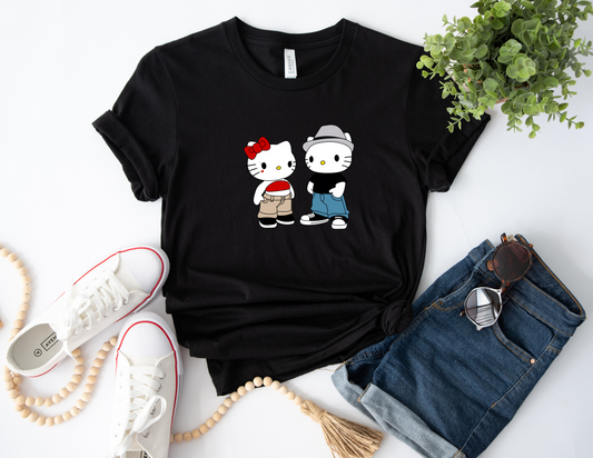 HK Chicano couple Tee