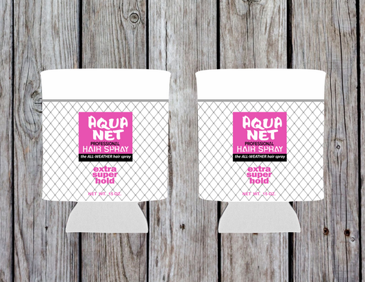 Can Cooler-Hairspray set of 2