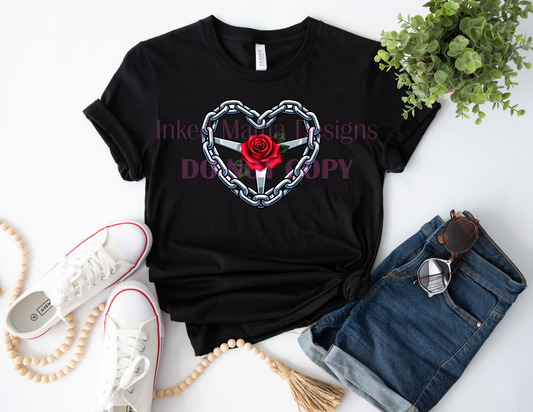 Heart Steering Wheel Tee or Tank