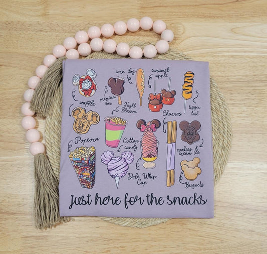 Here for the Snacks Tee