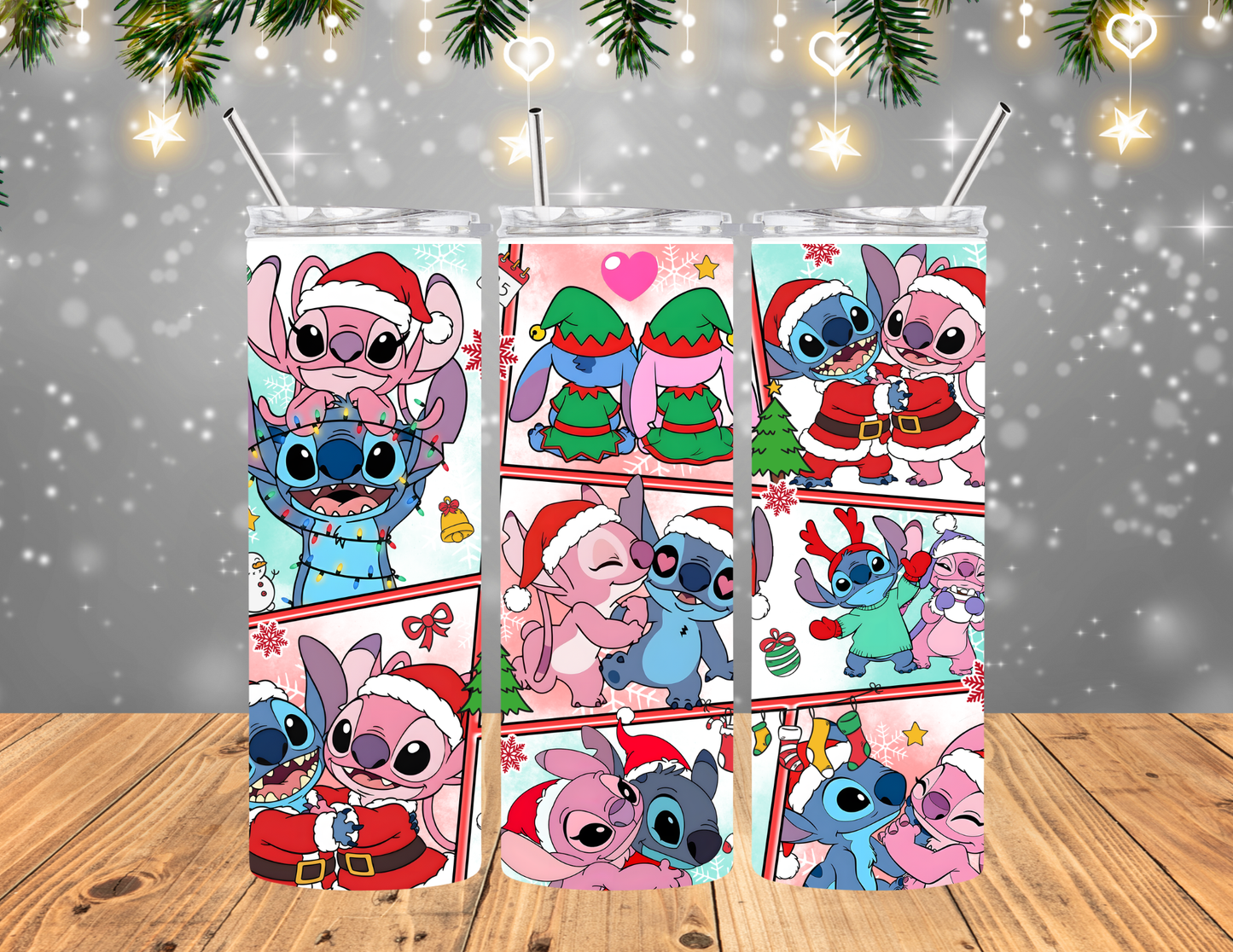 Holiday Aliens tumbler