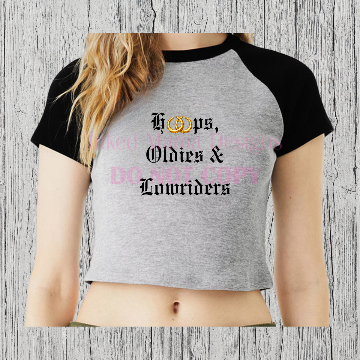 Hoops and Lowriders crop top apparel