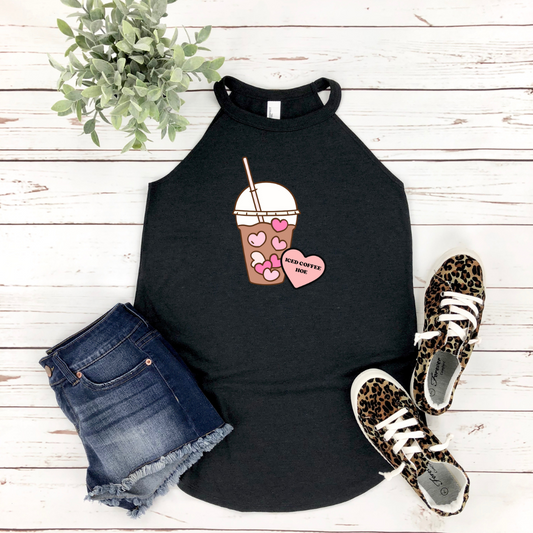 Iced Coffee Hoe Rocker Tank