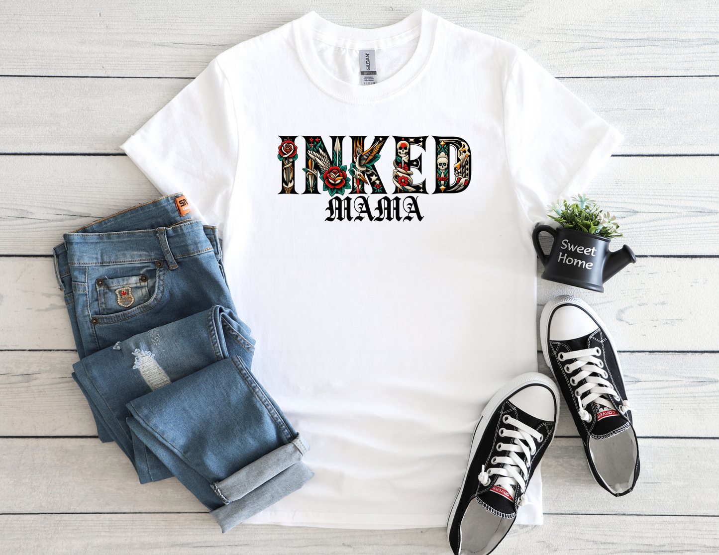 Inked Mama Tattoo Tee