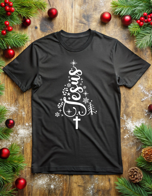 Jesus Tree (white font) Tee/Sweatshirt