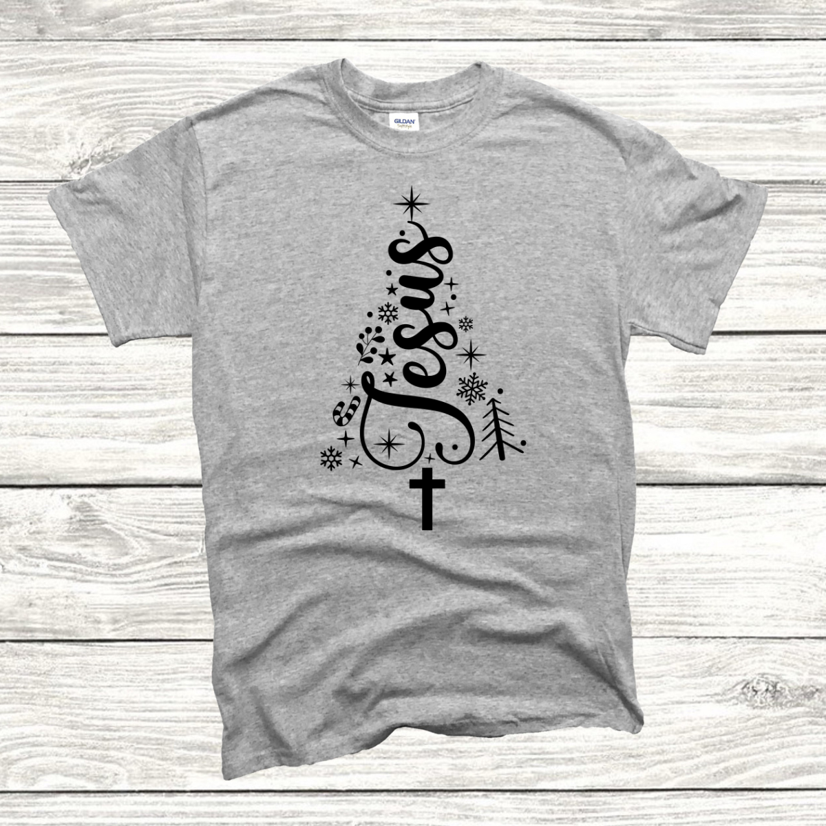 Jesus Tree (black text) Tee/Sweatshirt