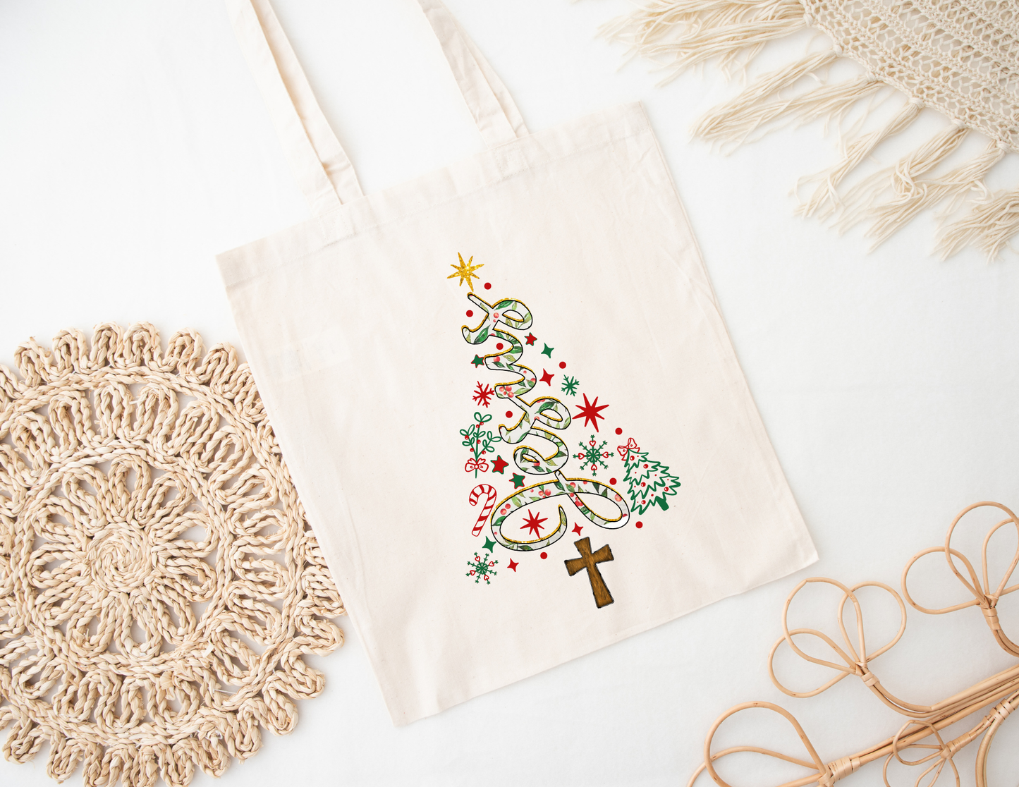Jesus Tree Tote Bag