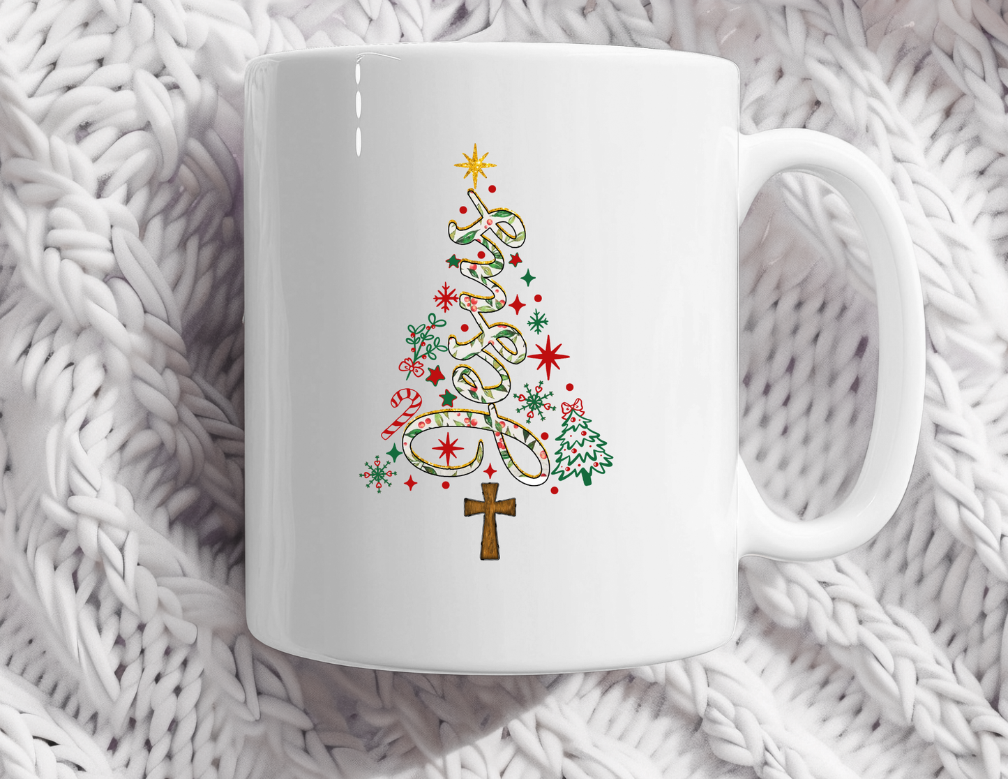 Jesus Tree coffee mug