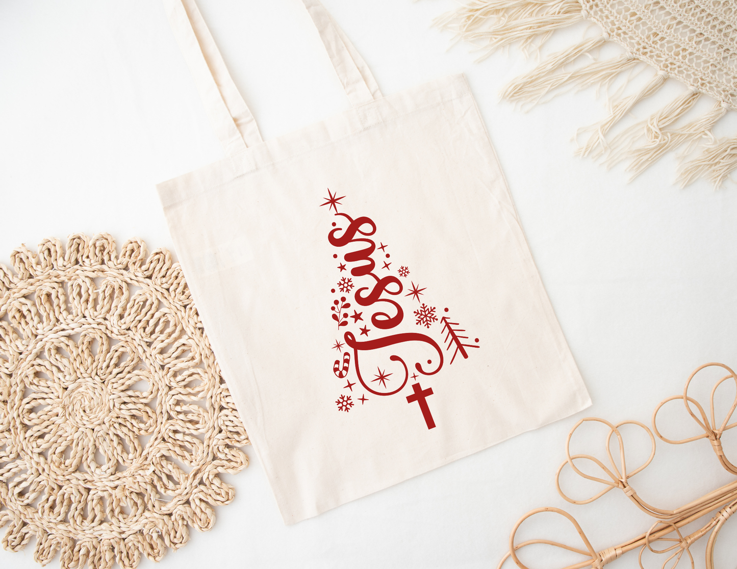 Jesus Tree Tote Bag