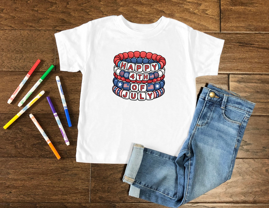 Kids - July Friendship Bracelet Tee