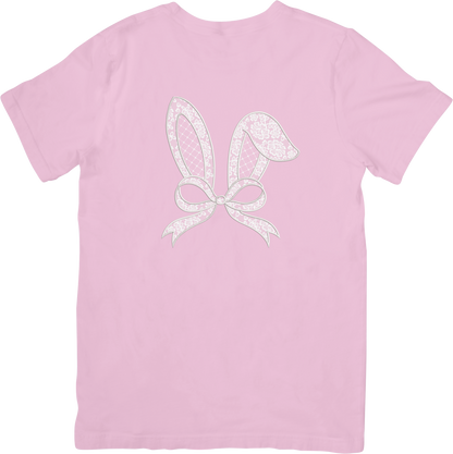 Lace Bunny Ears (Adult/Kid) Tee