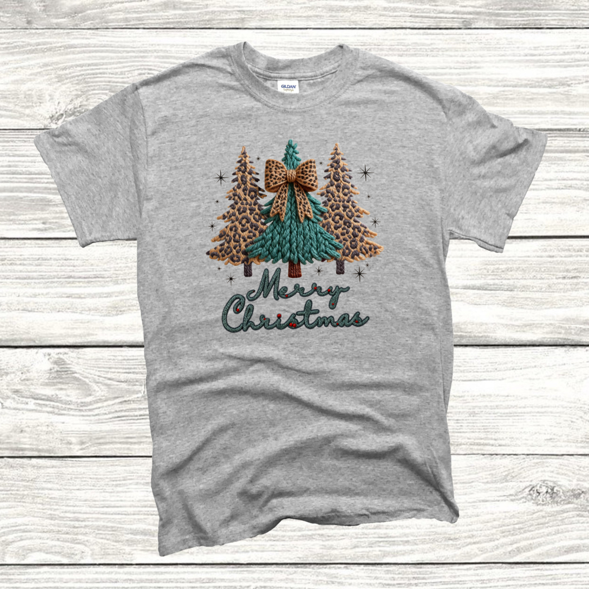 Leopard Christmas Tee/Sweatshirt