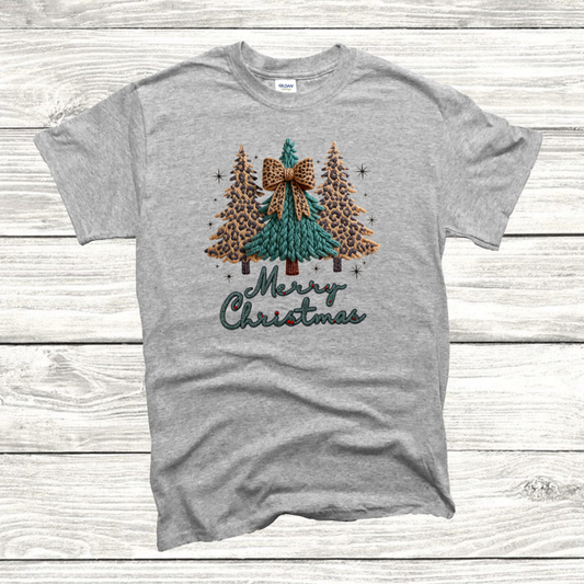 Leopard Christmas Tee/Sweatshirt