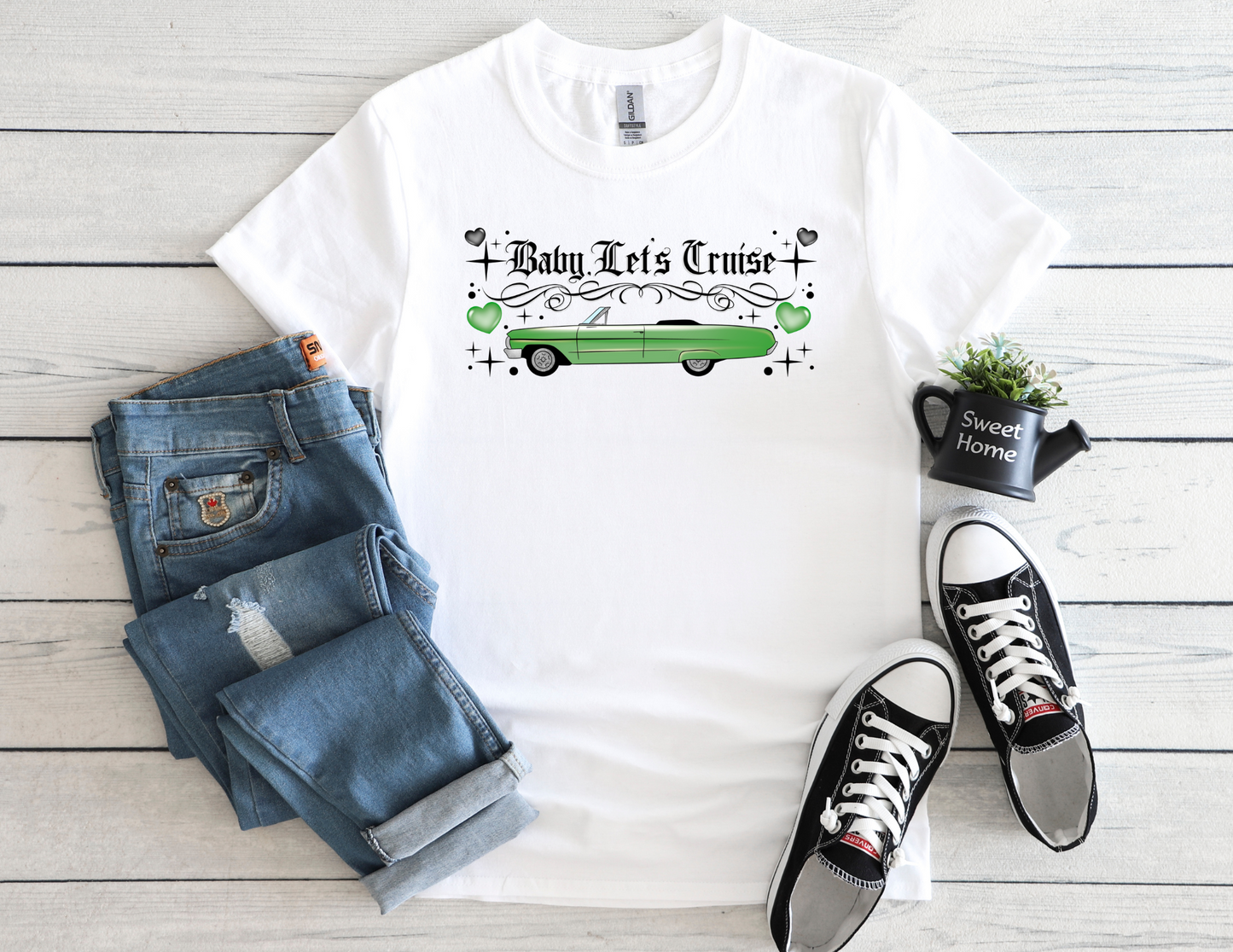 Let's Cruise (choose color) Tee