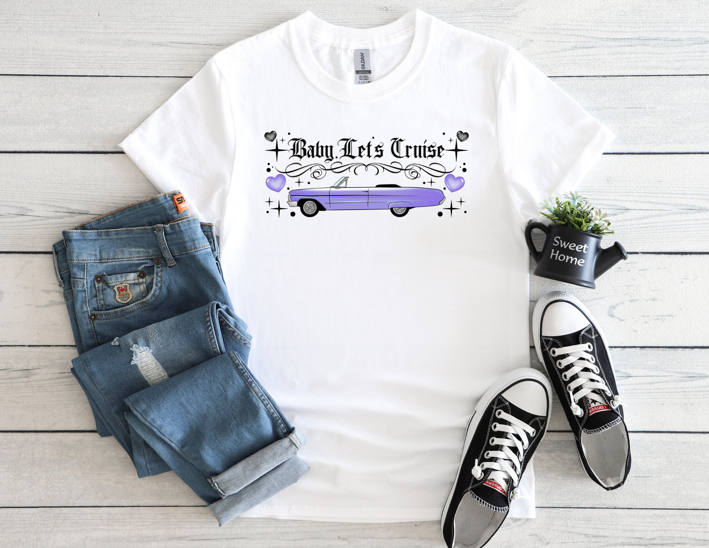 Let's Cruise (choose color) Tee