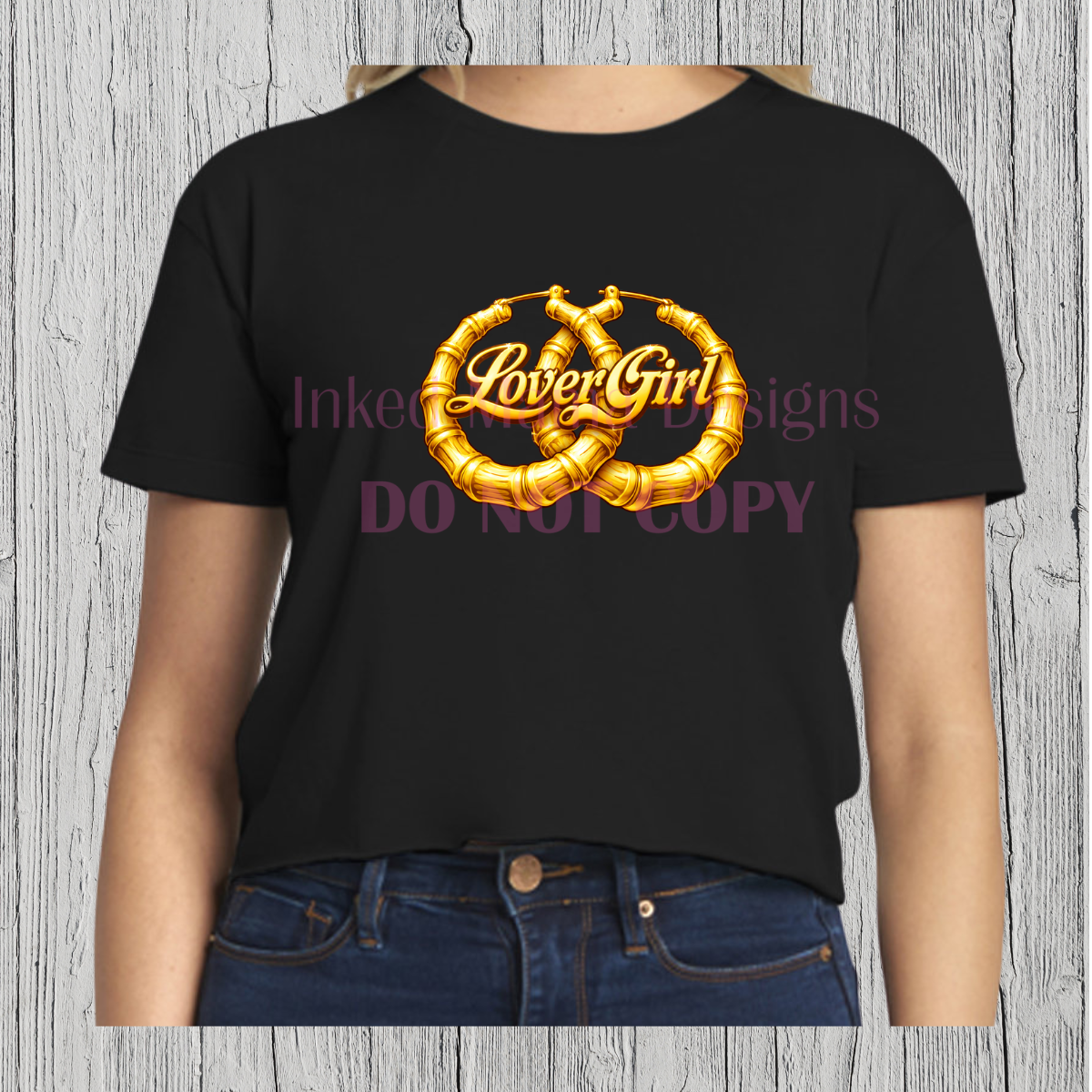 Lover Girl Hoops crop top apparel