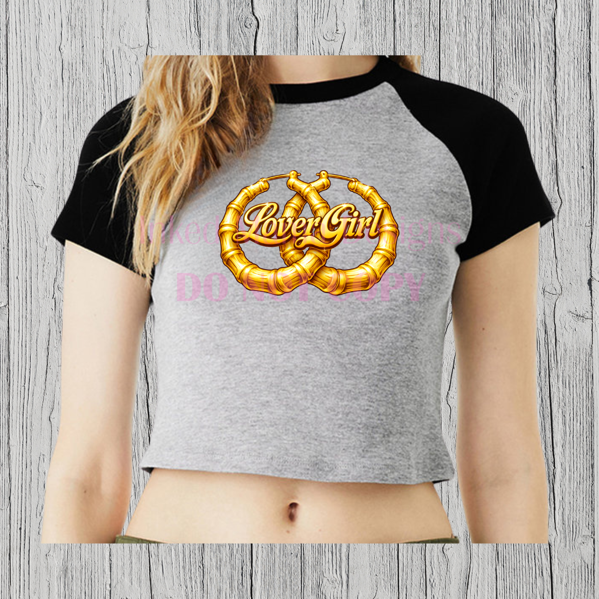 Lover Girl Hoops crop top apparel