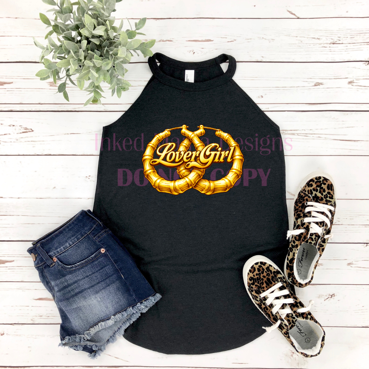 Lover Girl Hoops Tee or Tank