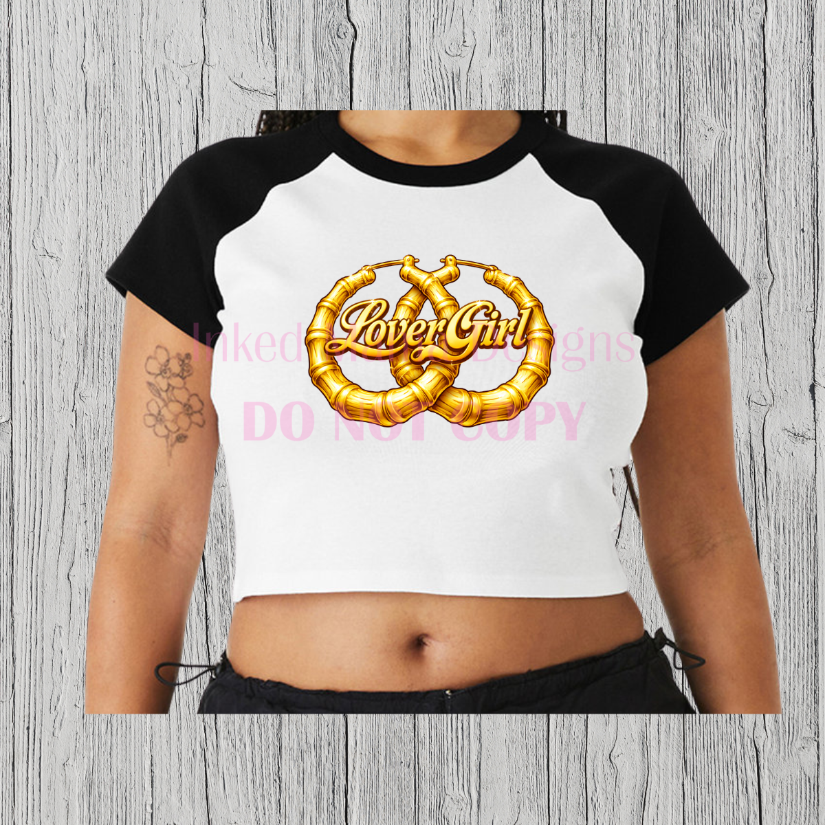 Lover Girl Hoops crop top apparel