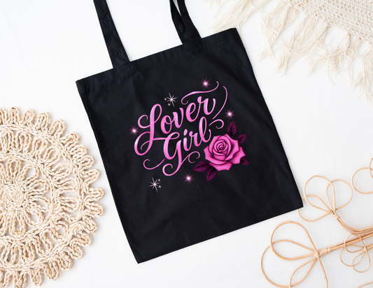 Lover Girl Tote Bag (choose color)