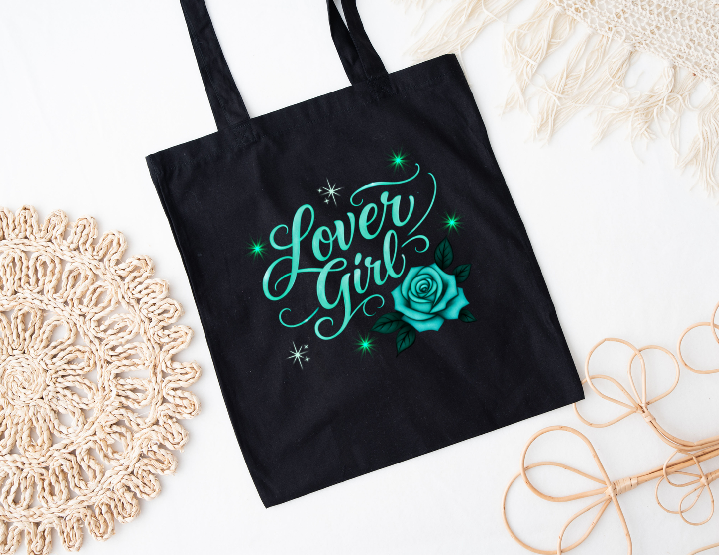 Lover Girl Tote Bag (choose color)