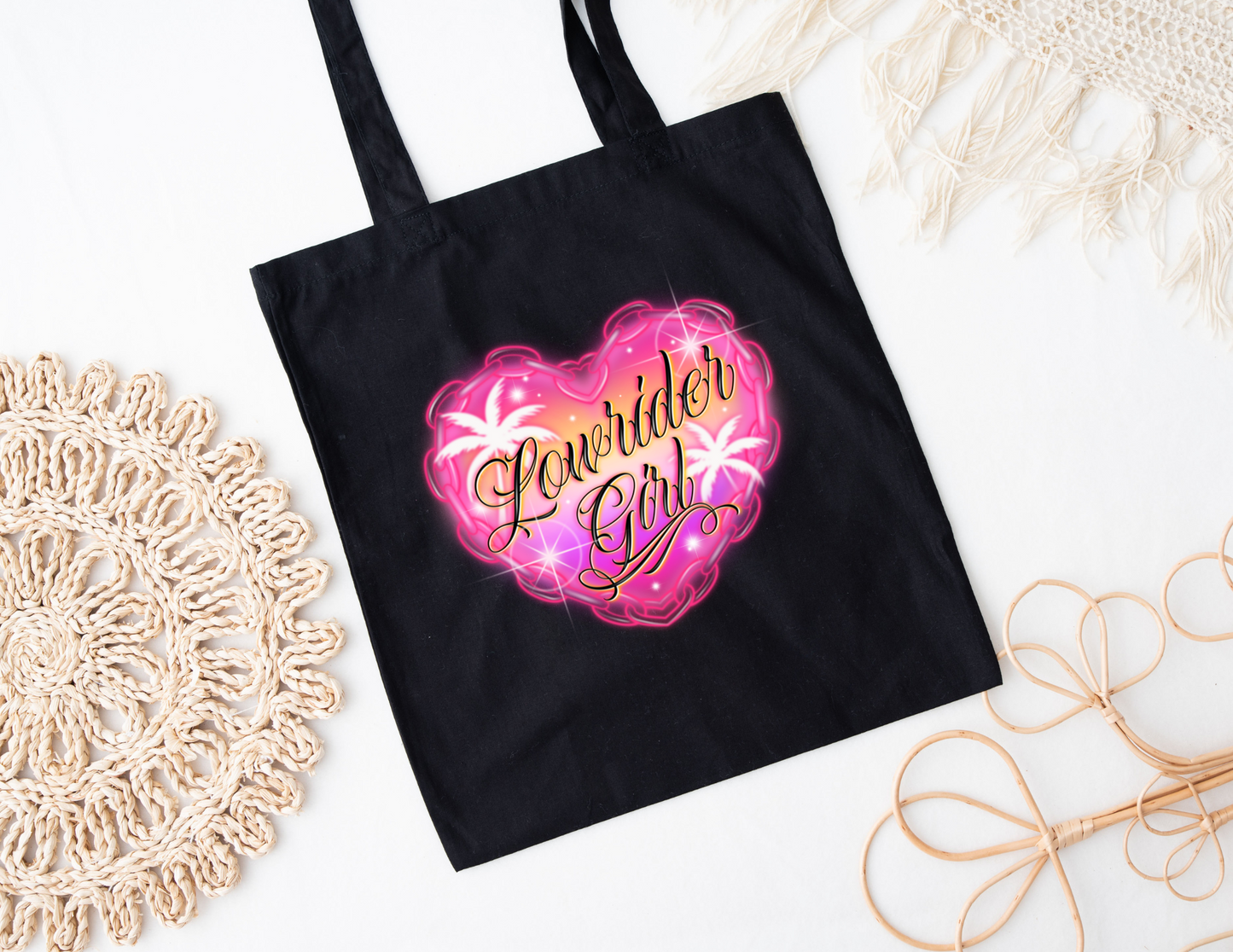 Lowrider Girl Tote Bag