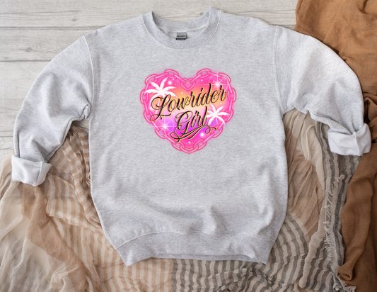 Lowrider Girl pink Sweatshirt