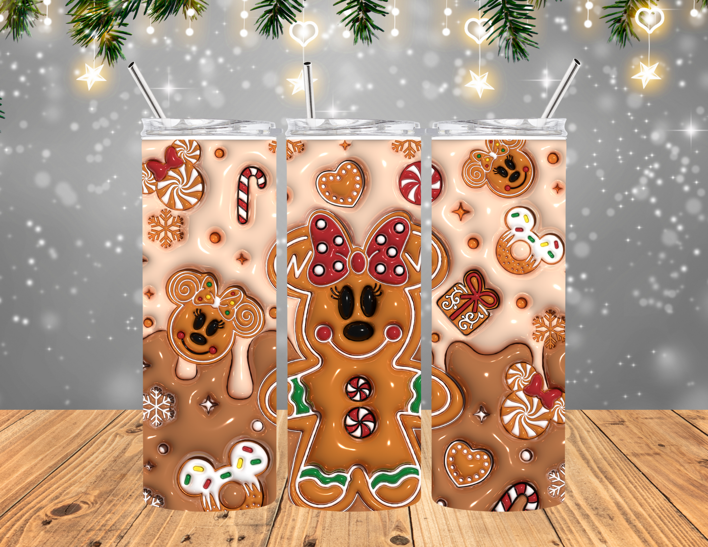 Magical Gingerbread Drip tumbler