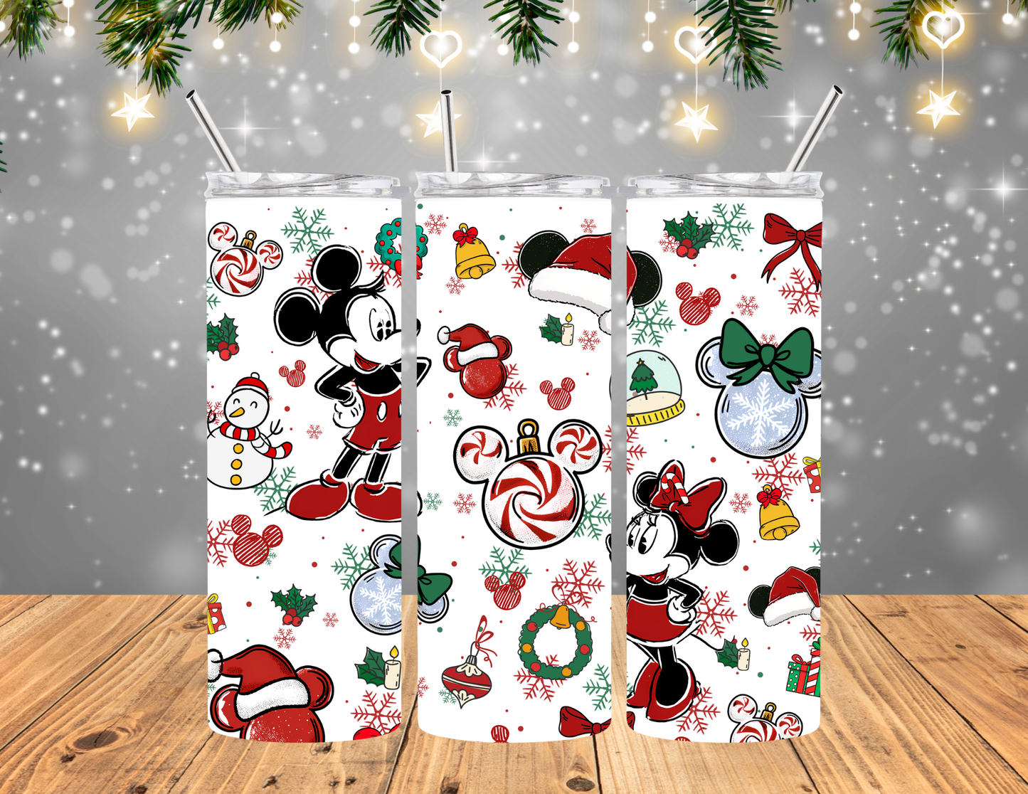 Magical Retro Christmas tumbler