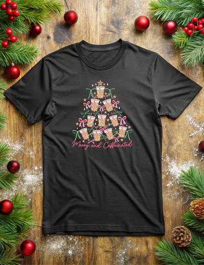 Merry and Caffeinated Tee/Sweatshirt