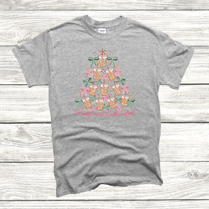Merry and Caffeinated Tee/Sweatshirt