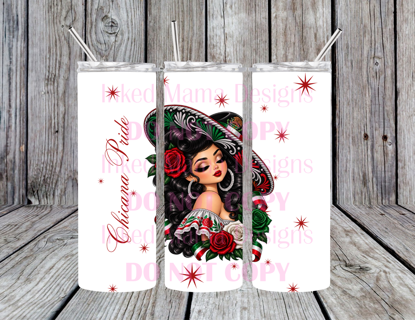 Sombrero Girl Tumblers