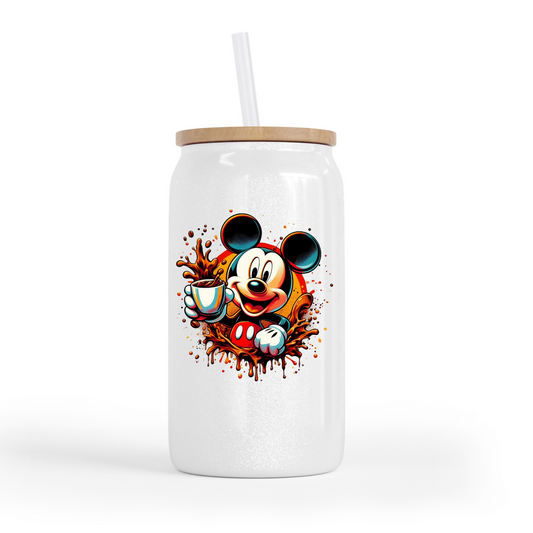 Mickey Coffee Glass Can Cup