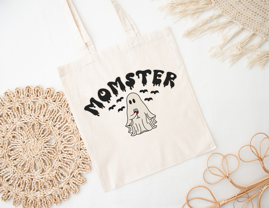 Momster Ghost w/Wine Tote Bag