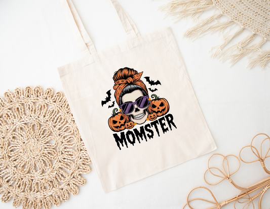 Momster w/Pumpkins Tote Bag