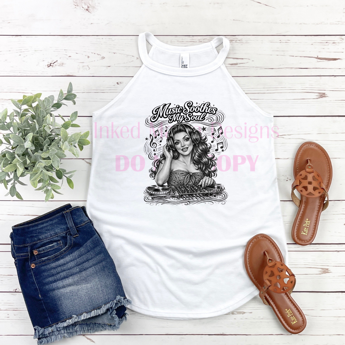 Music Soothes my Soul Tee or Tank